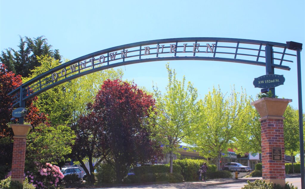 Entrance to Downtown Burien on SW 153rd Street