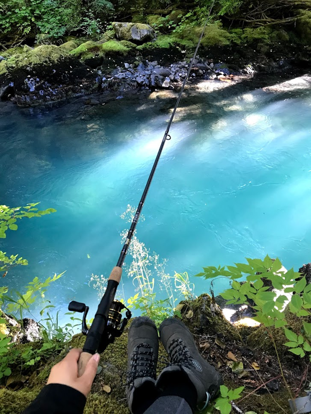 Fishing at Dosewallips State Park