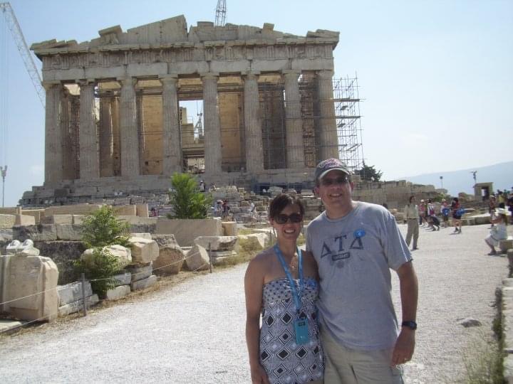 Visiting the Acropolis in Greece